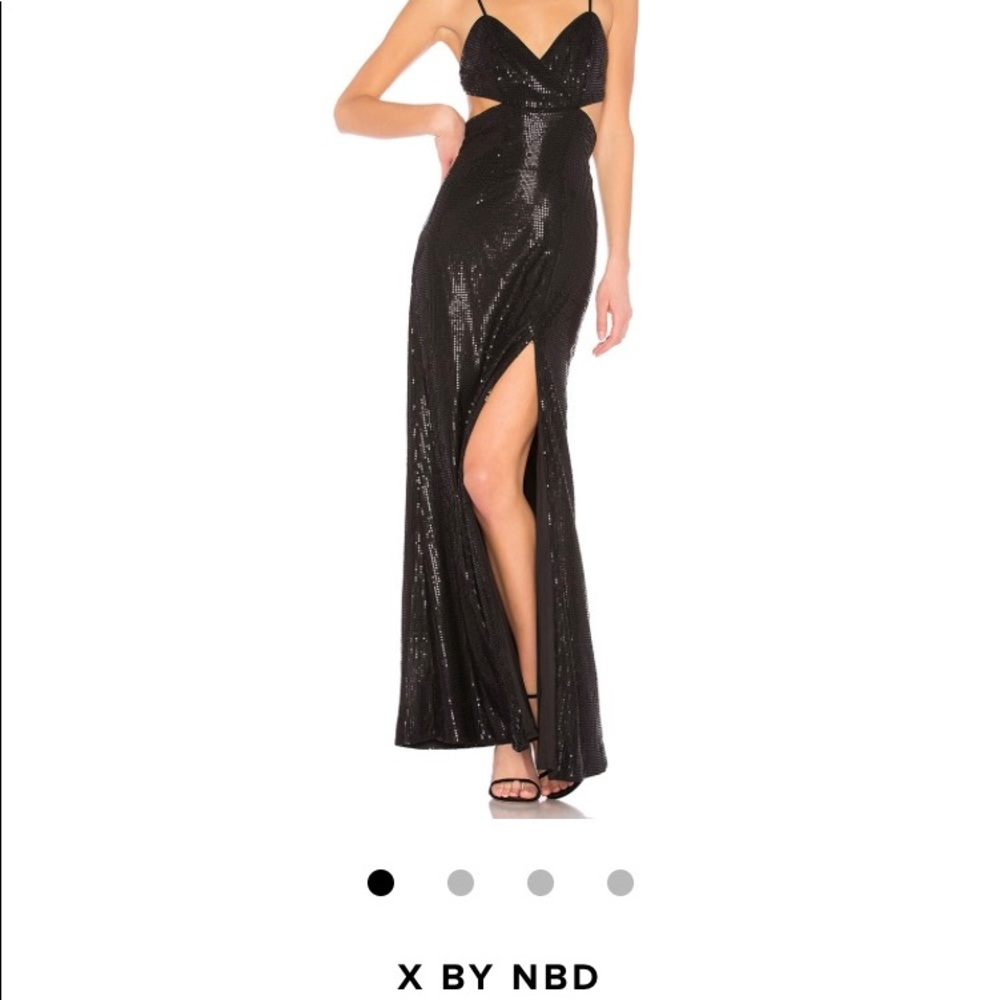 X by NBD Black Maxi Dress Woman’s Size S - Picture 5 of 5